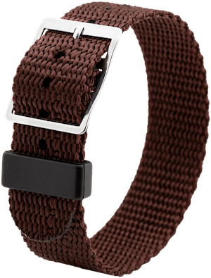nylon watch band standard brown