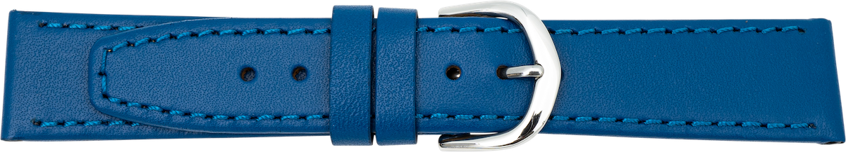 leather watch strap blue XS