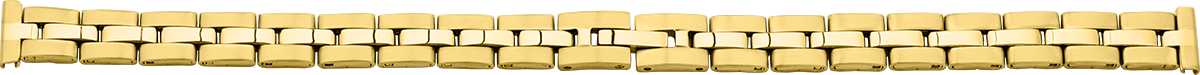 folded metal band stainless steel gold