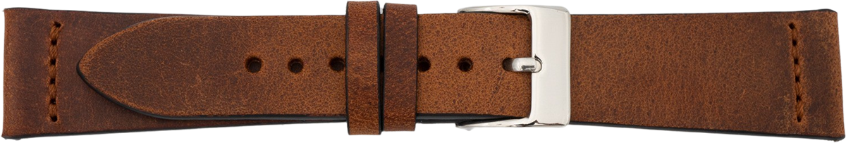 PREMIUM leather watchstrap dark brown