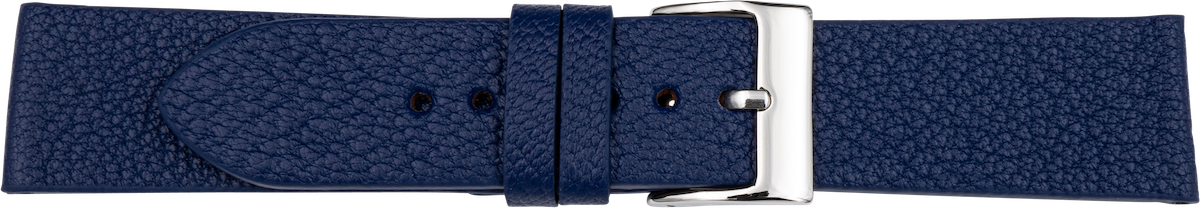 PREMIUM leather watchstrap goat dark blue XS