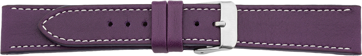 PREMIUM Lederuhrarmband violett