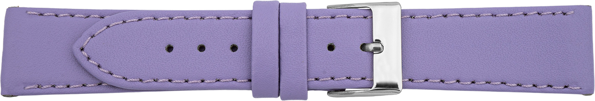 leather watch strap lilac