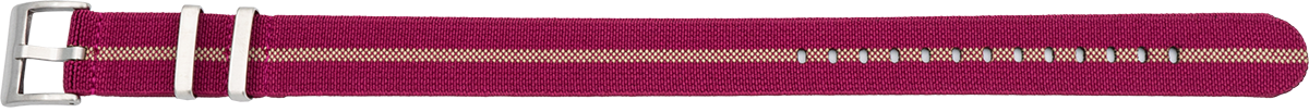 Nylonuhrarmband elastisch pink / beige