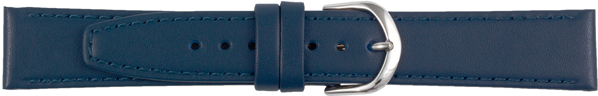 leather watch strap dark blue