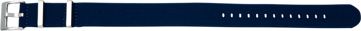Nylonuhrarmband elastisch blau