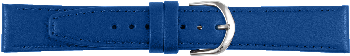 leather watch strap blue