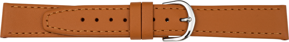 leather watch strap cognac XL