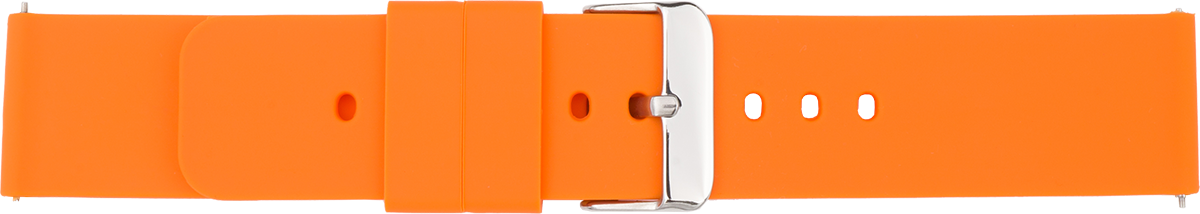 silicone watch strap orange