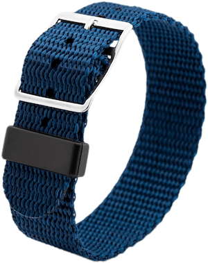 nylon watch band standard blue
