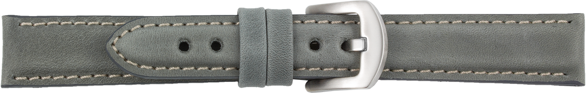 PREMIUM leather watchstrap grey