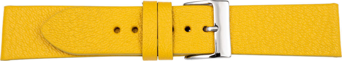 PREMIUM leather watchstrap goat yellow XS