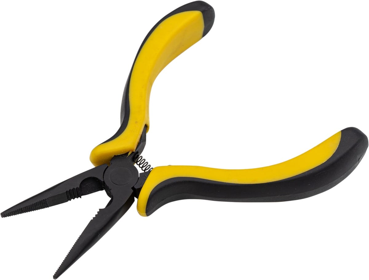 pliers semi rounded serrated
